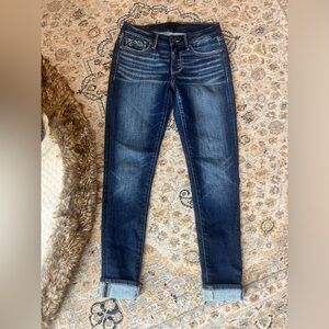 Buckle Black Classic Dark Blue Skinny Jeans